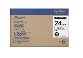 HGE251V5 Taśma laminowana do wydruków wysokiej rozdzielczości  o szerokości 24mm (5 szt.)