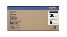 HGE261V5  Taśma laminowana do wydruków wysokiej rozdzielczości  o szerokości 36mm (5 szt.)