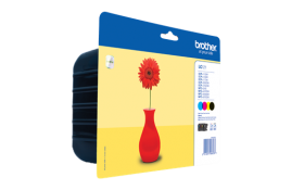 LC121VALBP Valuepack, 4 pojemniki z tuszami: czarnym, cyan, magenta i żółtym