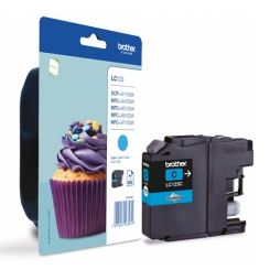 LC123C Pojemnik z tuszem cyan na 600 stron 