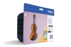 LC127XLVALBP Valuepack, 4 pojemniki z tuszem: czarnym, cyan, magenta i żółtym, każdy na 1200 stron