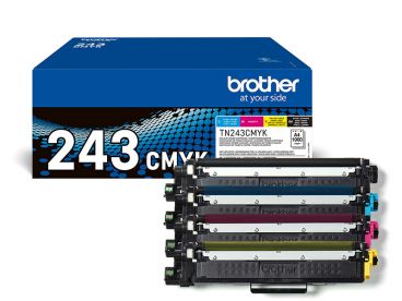 TN243 CMYK | 4 tonery: czarny, cyan, magenta, żółty do 1000 wydruków