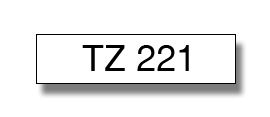 TX221 Taśma laminowana  o szerokości 9mm