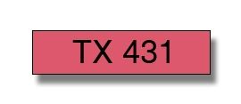 TX431 Taśma laminowana  o szerokości 12mm