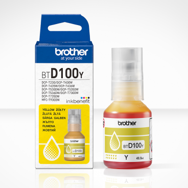 BTD100Y Tusz yellow do 5000 wydruków